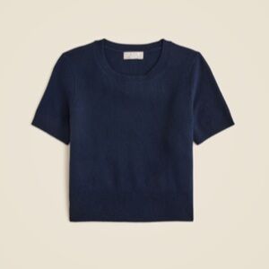 J. Crew Dark Blue Cashmere Sweater